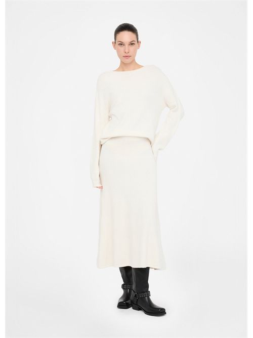 Gonna midi in maglia con paillettes LIU JO | MF5295MA27R/W9167